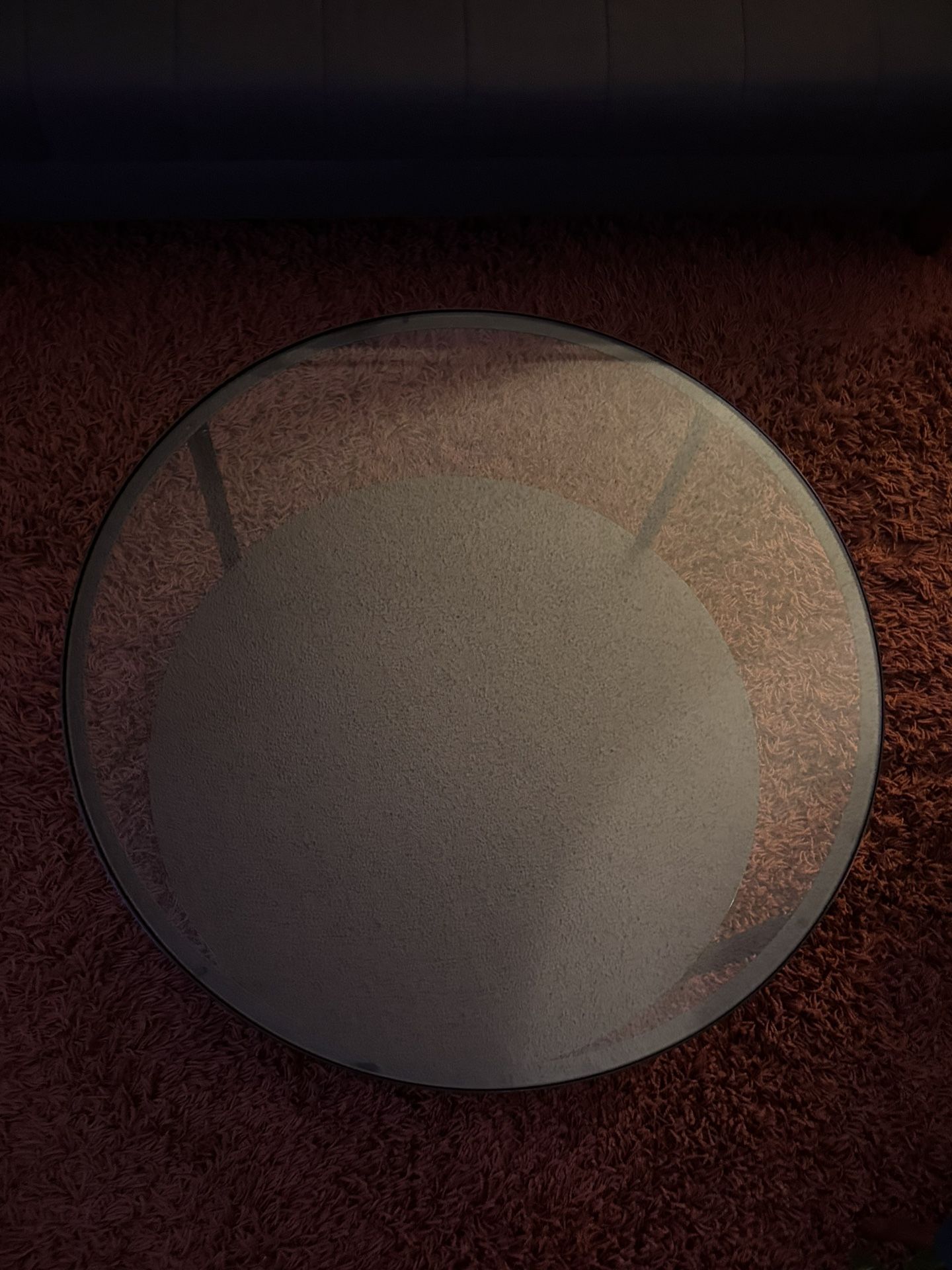 Round Glass Coffee table