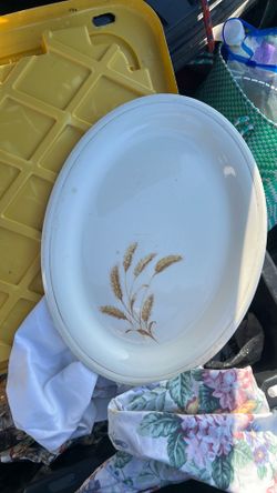 Vintage serving platter 15”