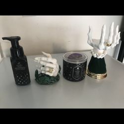 Halloween Witch Hand Soap Holder Set