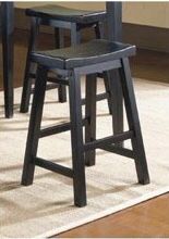 black sand -through finish 29” saddleback stool- SET OF 2