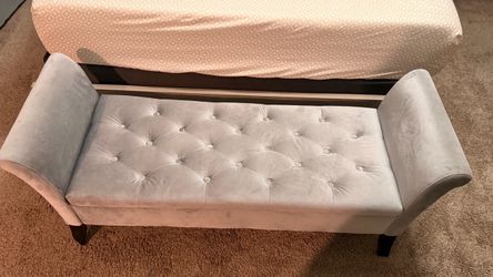 Upholstered bench with storage!!!