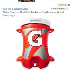 10 Gallon Gatorade Cooler