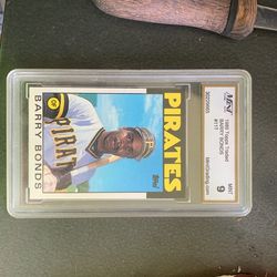 1986 Barry Bonds Mint 9