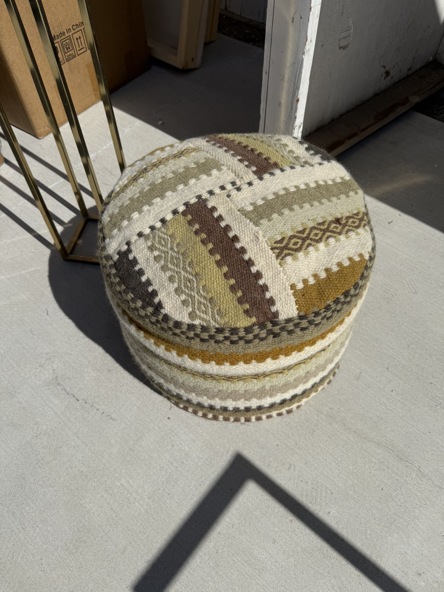 Mid century modern Ottoman