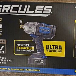 Hercules 20v 1/2" Ultra Torque Impact Wrench Kit 