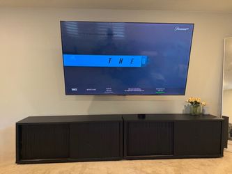 Fluted TV Stands – 2 Available