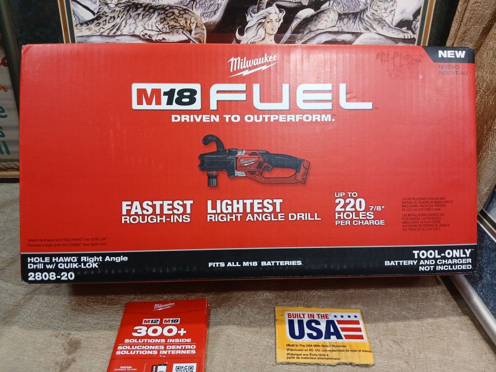 NEW MILWAUKEE M18 FUEL HOLE HAWG QUIK LOK