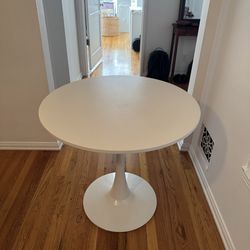 40.5 In IKEA WHITE TABLE
