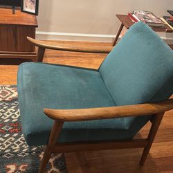 Vintage West Elm Mid Century Arm Chair