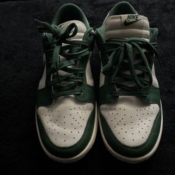 Nike Dunk Low Fir Midnight Navy And Green