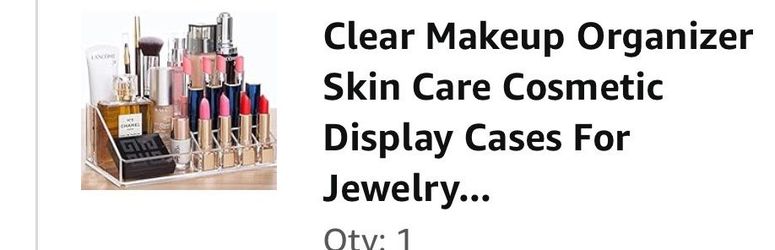 Acrylic Makeup Organizers