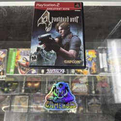 Resident Evil 4 Ps2 $25 Gamehogs 11am-7pm