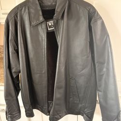 Winco Usa, New York, Black Leather Jacket
