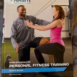 STUDENTS! Like new NASM Personal Fitness Training (BOOK)