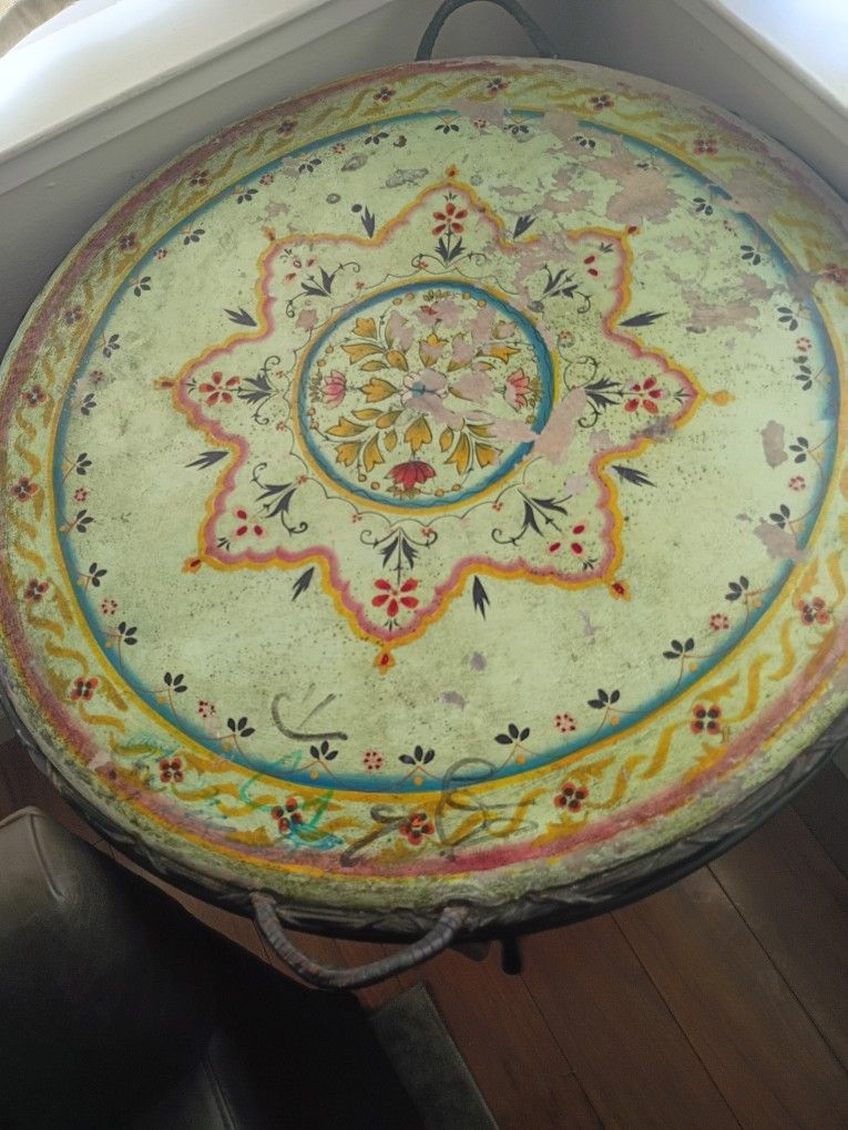 Hand Painted Kettle Drum