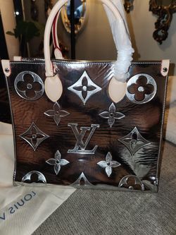 Silver Mirrored Mono Bag