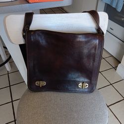 Bolso De Piel Italiana 