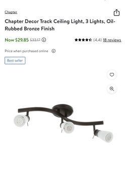 Chapter decorTrack Ceiling Light