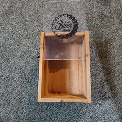 Bottle Cap Opening Storage Decor For Man Cave 