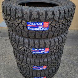 35X12.50 R20 LT ALL TERRAIN TIRES SILVERADO SIERRA RAM F150 TUNDRA TITAN RUBICON GLADIATOR RAPTOR 