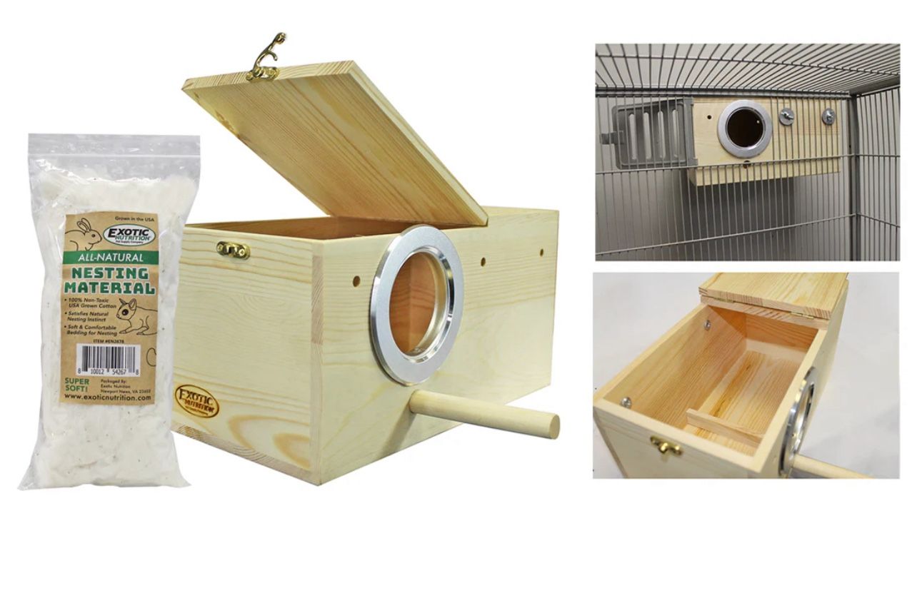 Exotic Nutrition Small Pet Nest Box, Medium