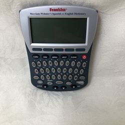 Franklin Merriam-Webster Spanish To English Electronic Dictionary Translator
