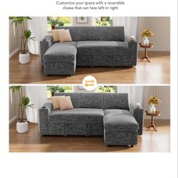 Sleeper Sectional Sofa..BRAND NEW..CAN DELIVER 