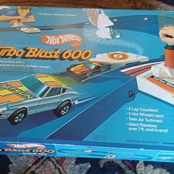 HOT WHEELS TURBO BLAST 600 RACE SET W/ Z WHIZ $250obo