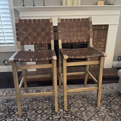 Pottery Barn Bar height Stools 