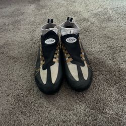 Nike Vapor Football Cleats Black White Gold