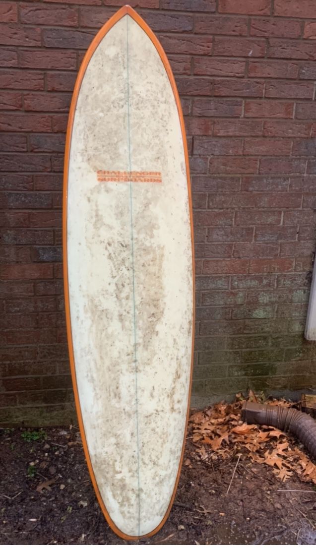 Very Rare Challenger Eastern Surfboard Shaped By Tinker Himself