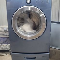 Blue Samsung Dryer