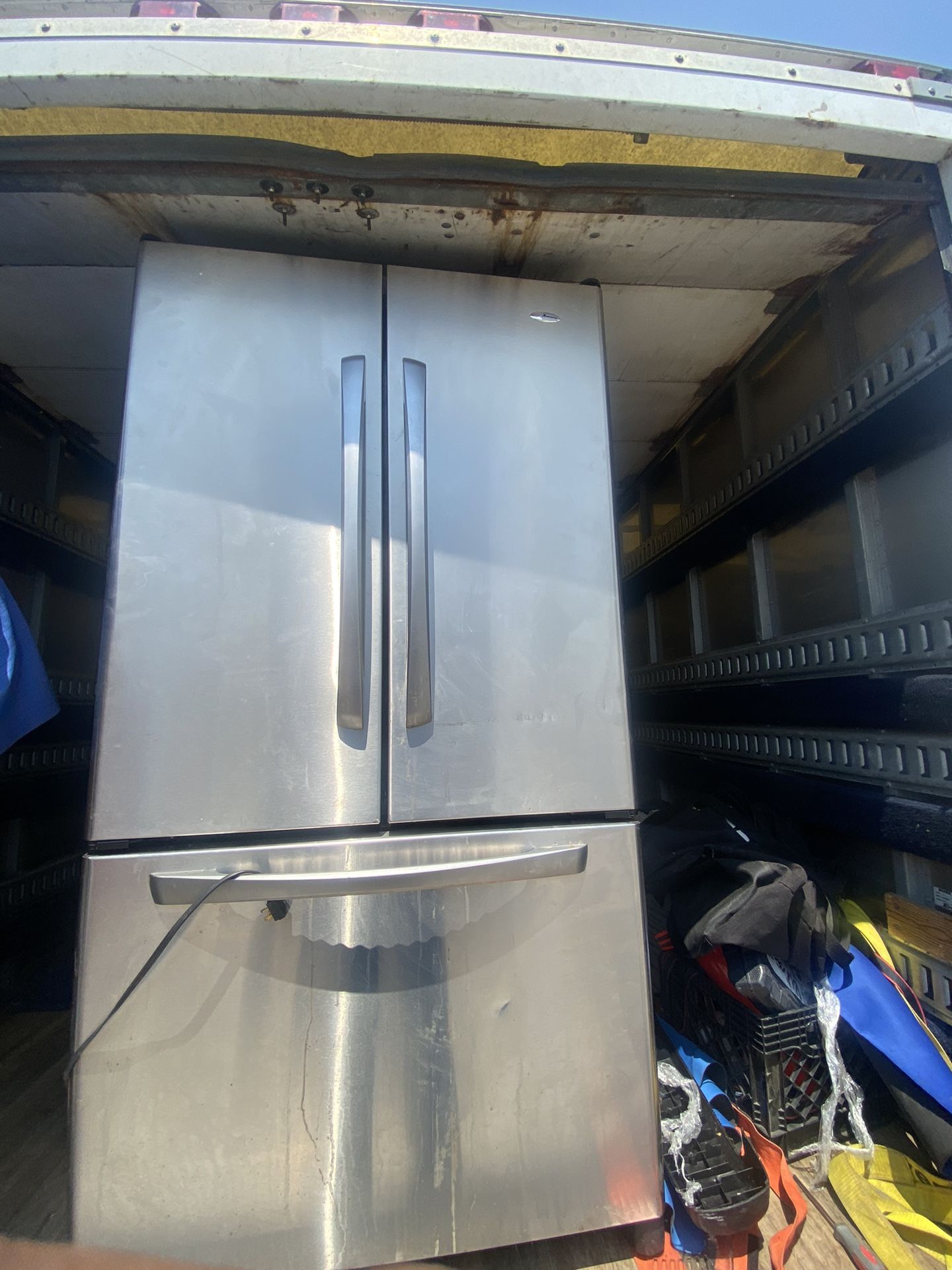 Stainless Steel Amana Refrigerator 