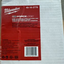 New Milwaukee Wire Cutting Jaw For M18 FL 