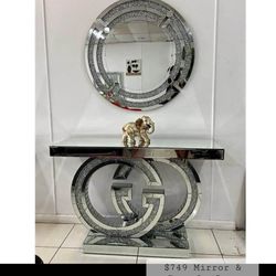 Mesa De Consola Y Espejo ✨️