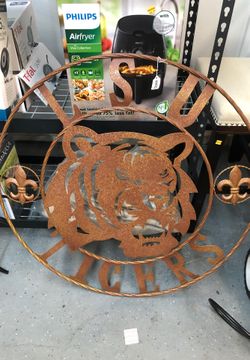 LSU tiger 🐯 metal sign