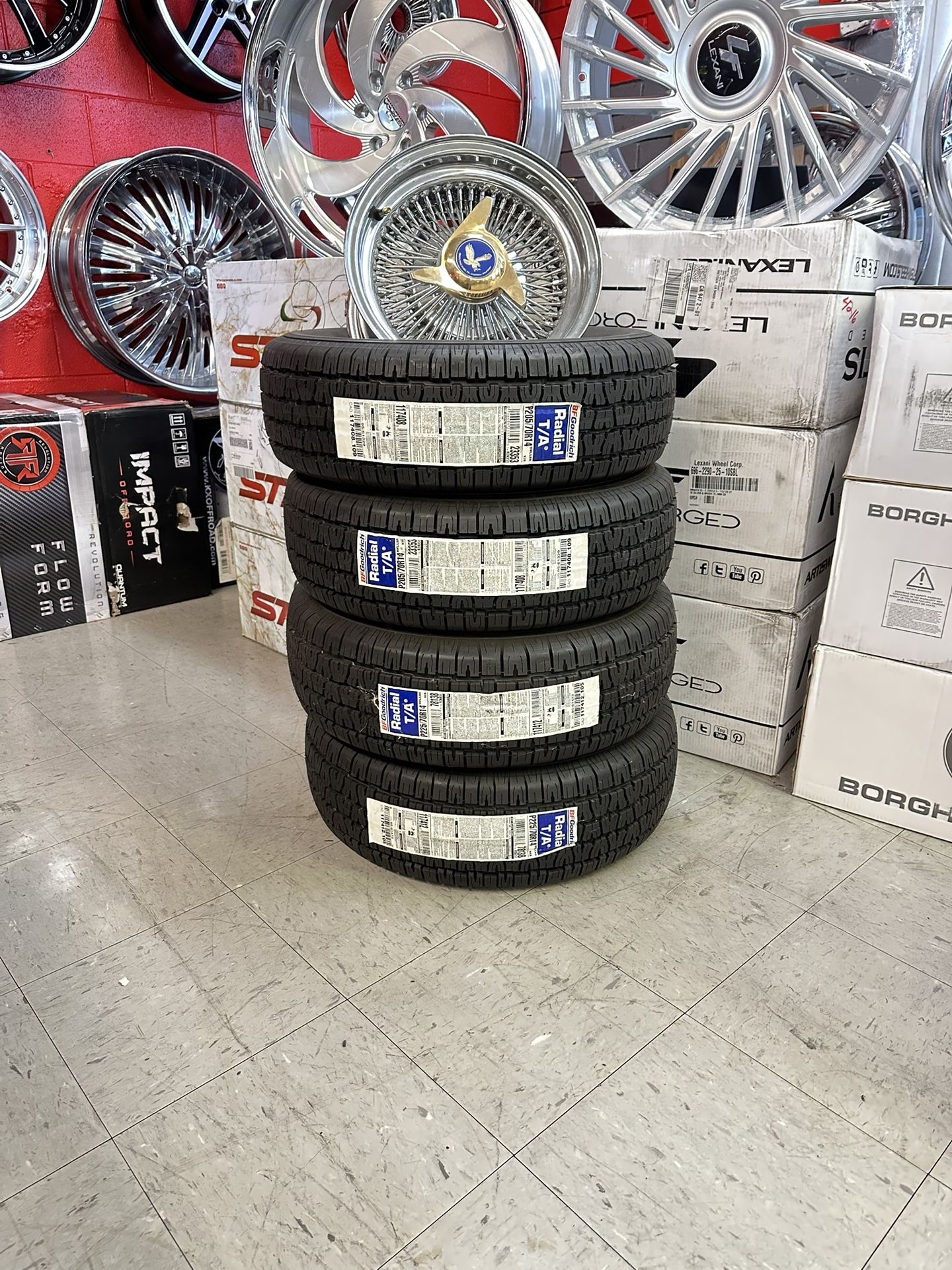 205-70R14 227-70R14 BF GOODRICH TIRES ON SALE