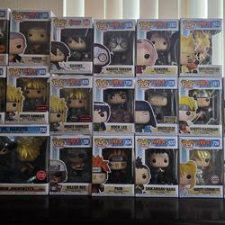 Naruto shippuden funko pop Lot (19)