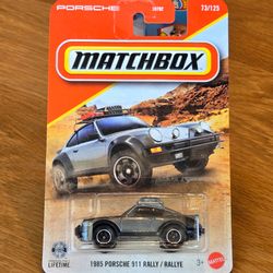 Matchbox 1985 Porche 911 Rally Rallye
