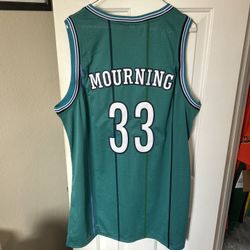 Alonzo Mourning Mitchell and ness jersey size 2xl
