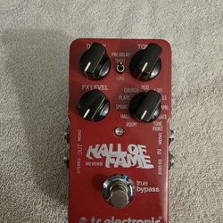 tc electronic Hall Of Fame Reverb Guitar Pedal
