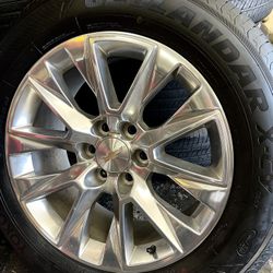 20” Chevy Suburban Silverado Tahoe Polished Wheels and New tires 