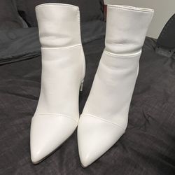 White Ankle Boots