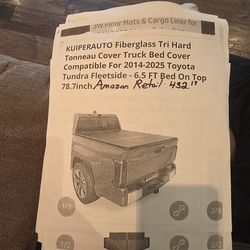 Hard bed cover 42 thousand fourteen 22 thousand twenty five, toyota tundra six point five bed