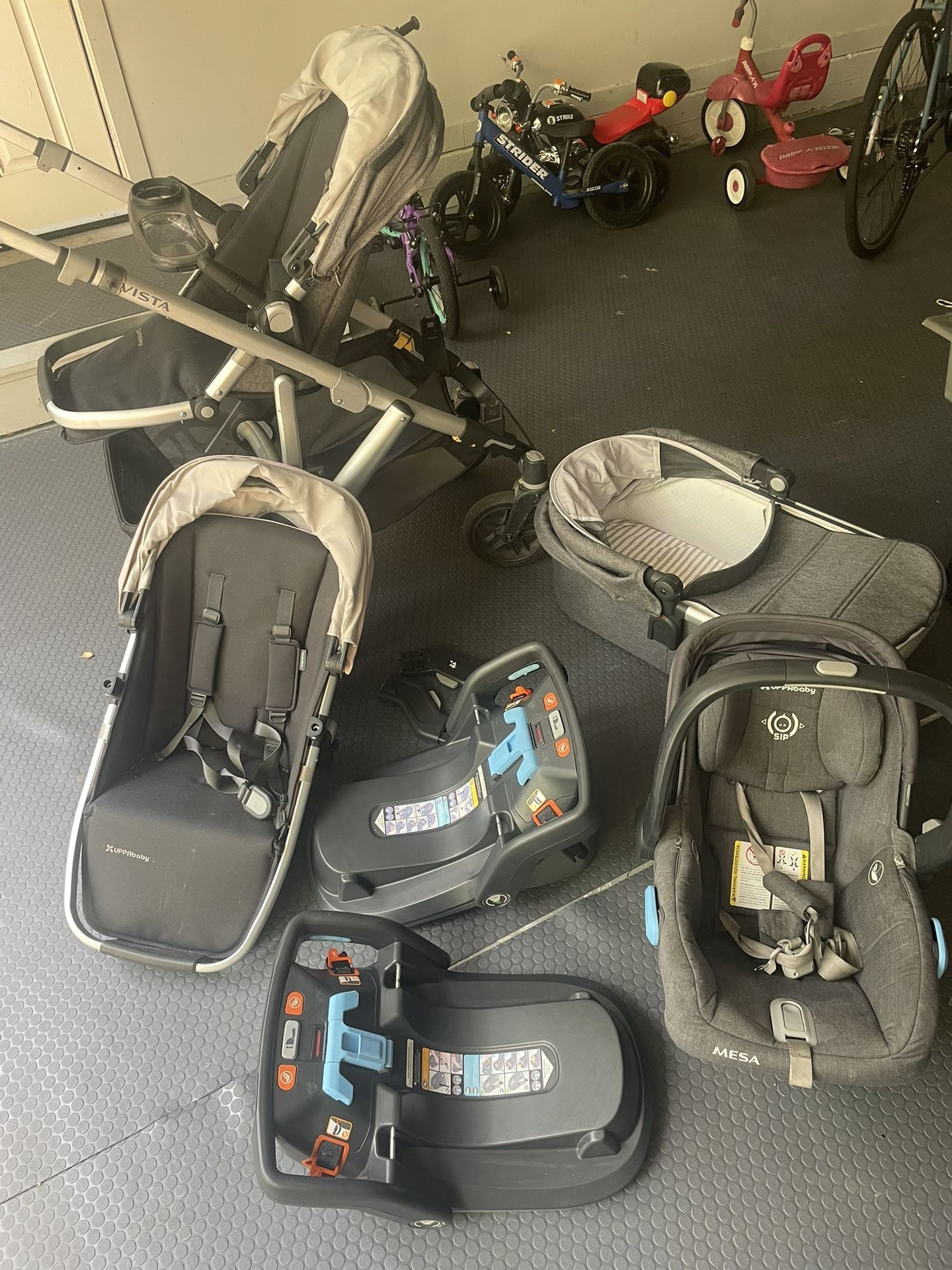 Uppababy Vista Complete Package + Double