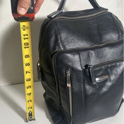 Black Leather Backpack - Premium Italian Leather