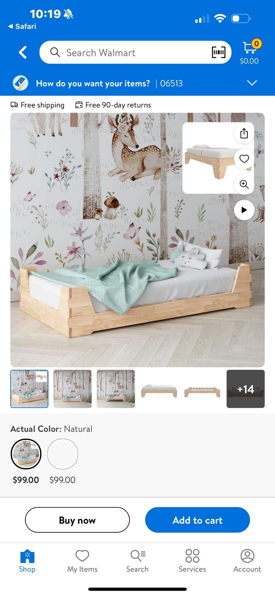 Twin Size Bed Plus Mattress