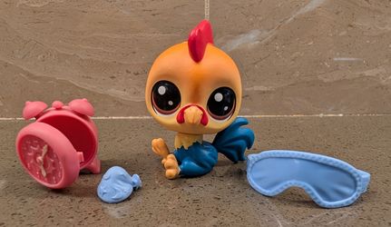 Littlest Pet Shop - Rooster Set - Collectible - WESTSIDE