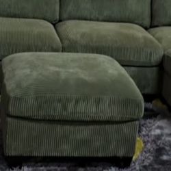 Green Ottoman