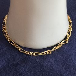 NEW Boho Style 5mm Cut Figaro Chain Bracelet for Men, Stainless Steel